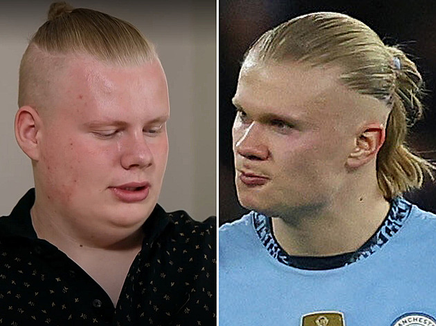 Haaland v Prostřenu? U plotny úřaduje český dvojník slavného norského fotbalisty