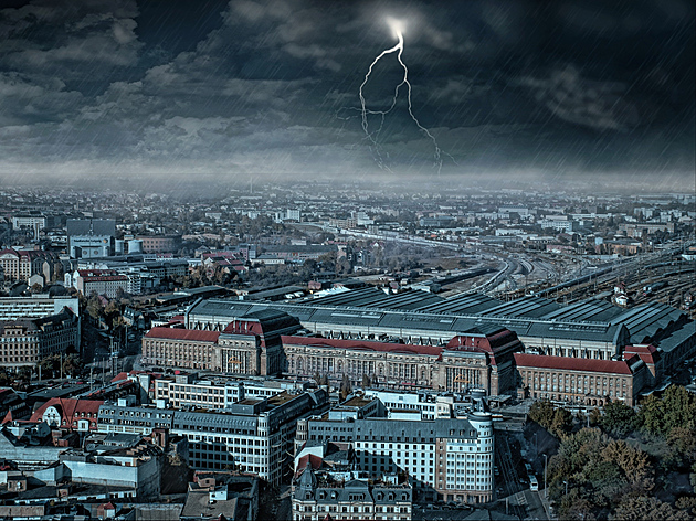 Největší evropské nádraží mají v Lipsku. Je z roku 1915 a jsou tam poklady