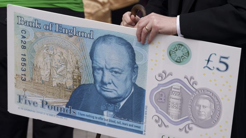 Churchilla už na bankovce nechceme, rozhodli Britové. Může ho nahradit bobr nebo veverka