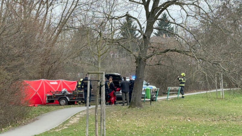 Nález mrtvého těla v Kyjském rybníku v Praze: Na místě zasahují policisté