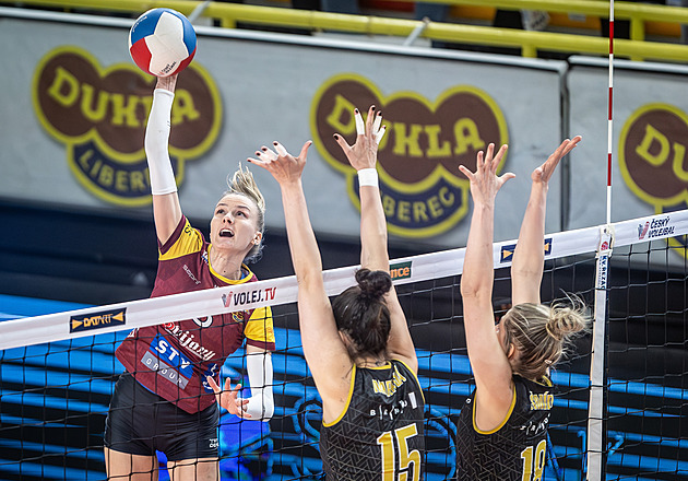 Liberecké volejbalistky uspěly i ve druhém finále se Šelmami a jsou krok od titulu